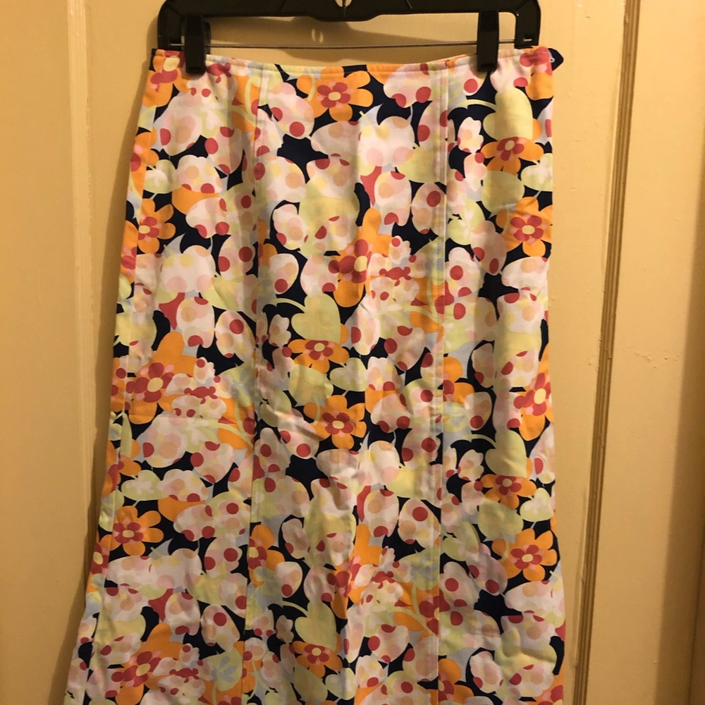 Colorful long Petite skirt